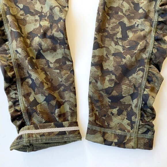 Lululemon Speed Tight III Running Leggings Size 6 Reflective Foldable Hem Ruched - Picture 7 of 16